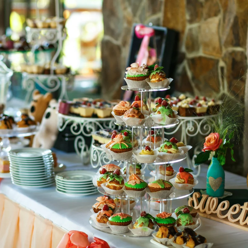 banquet table with sweets